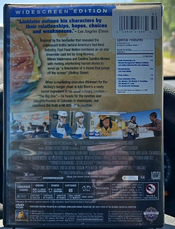 Fast Food Nation (DVD, 2007) New Sealed