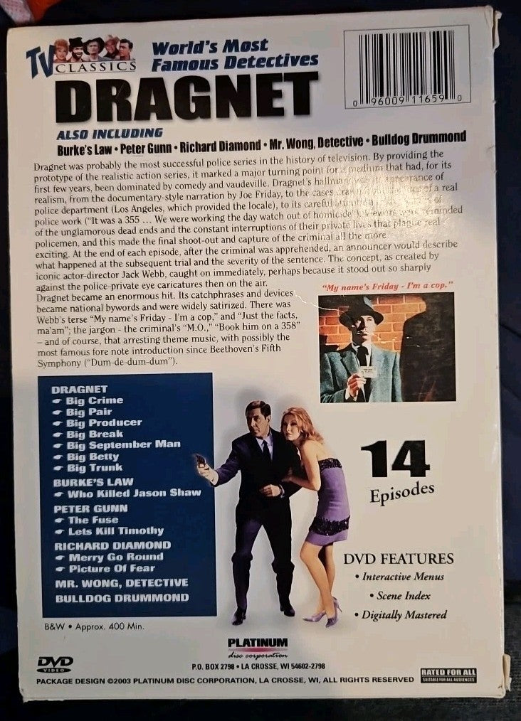 The Worlds Most Famous Detectives - Vol. 1 (DVD, 2003)