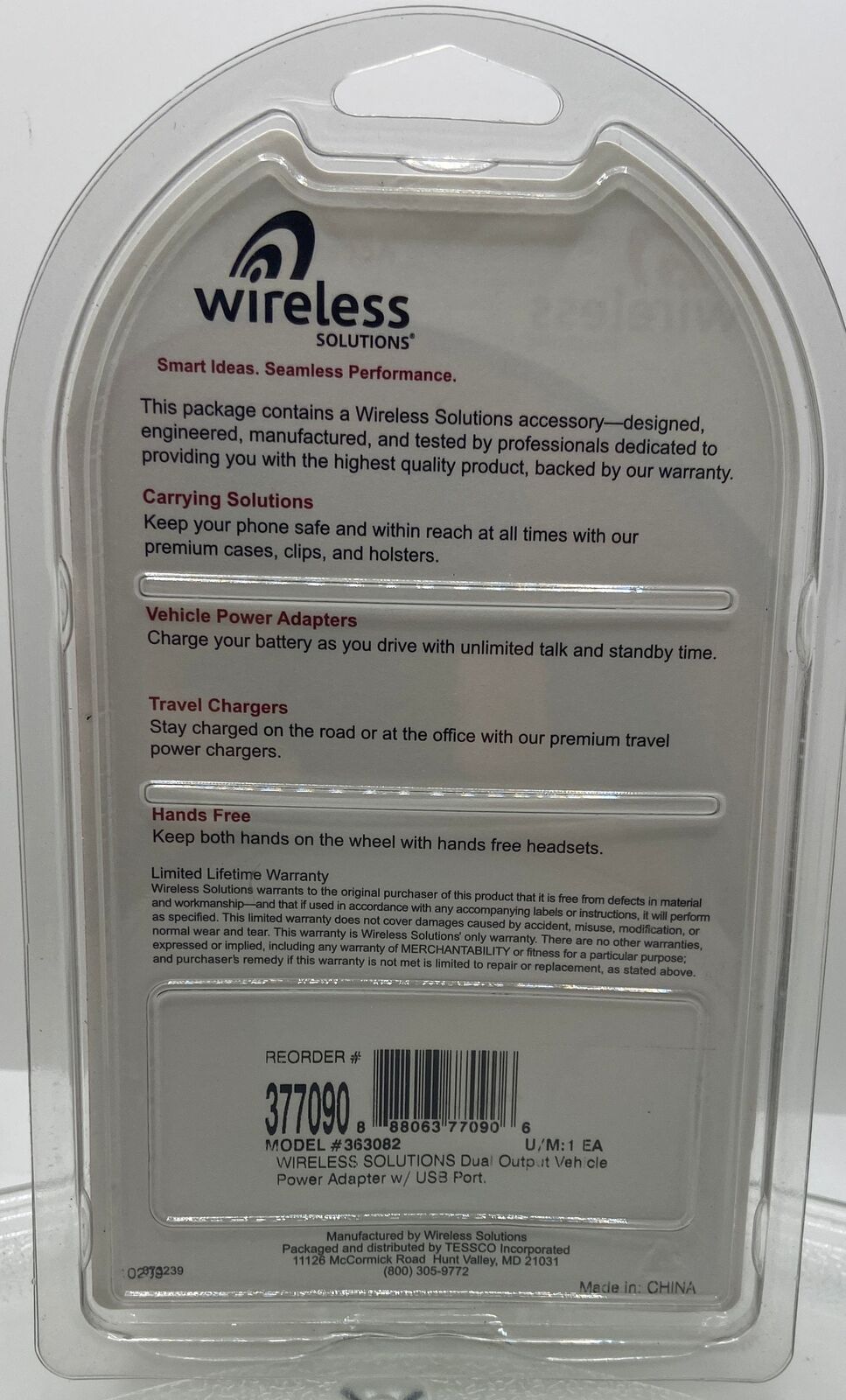 Wireless Solutions Micro USB Cigarette Port Car Charger