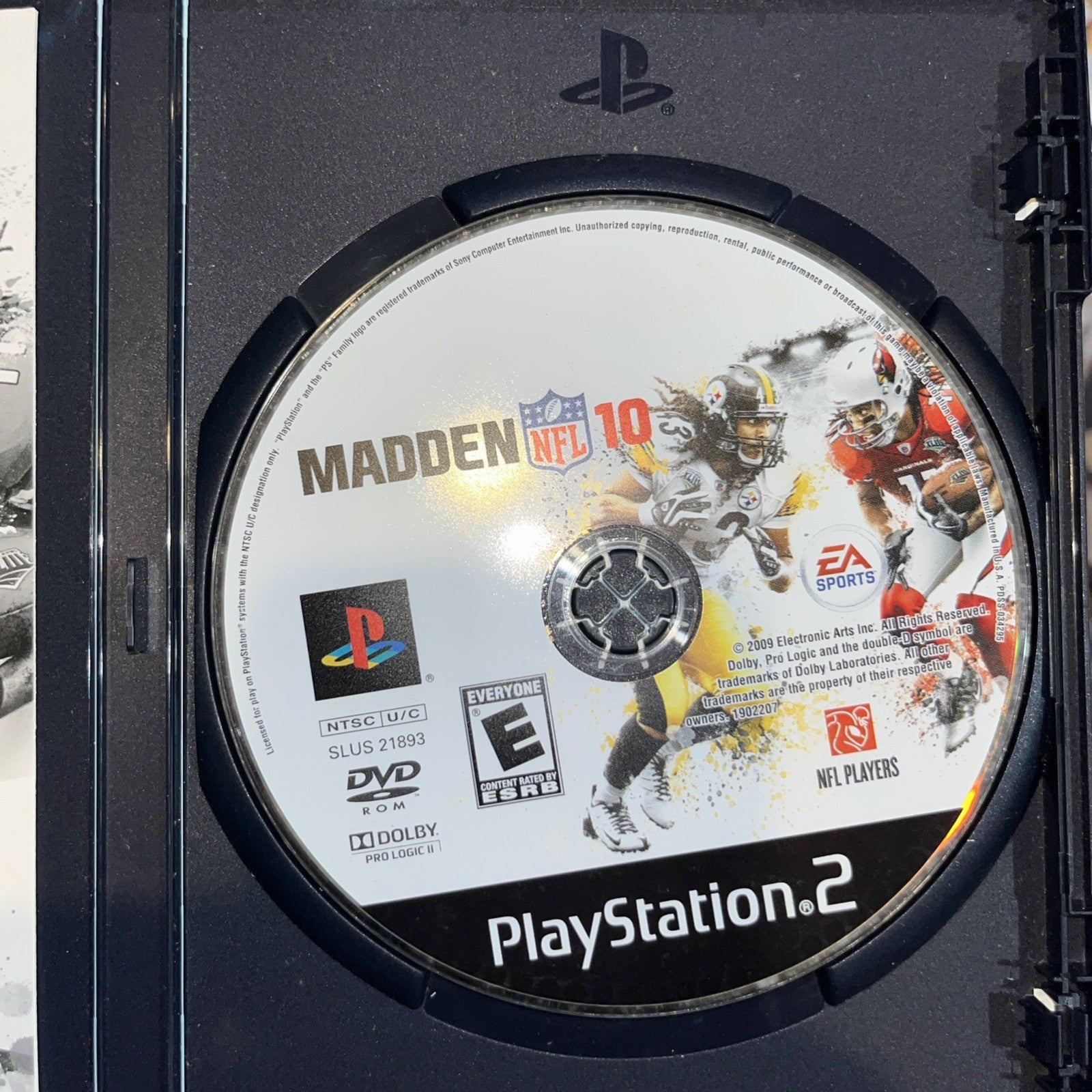 Madden NFL 10 (PS2) Original Case + Manual + Tested