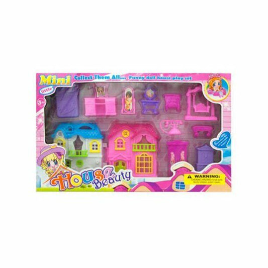 Mini Little House Beauty Doll House Set and Pieces