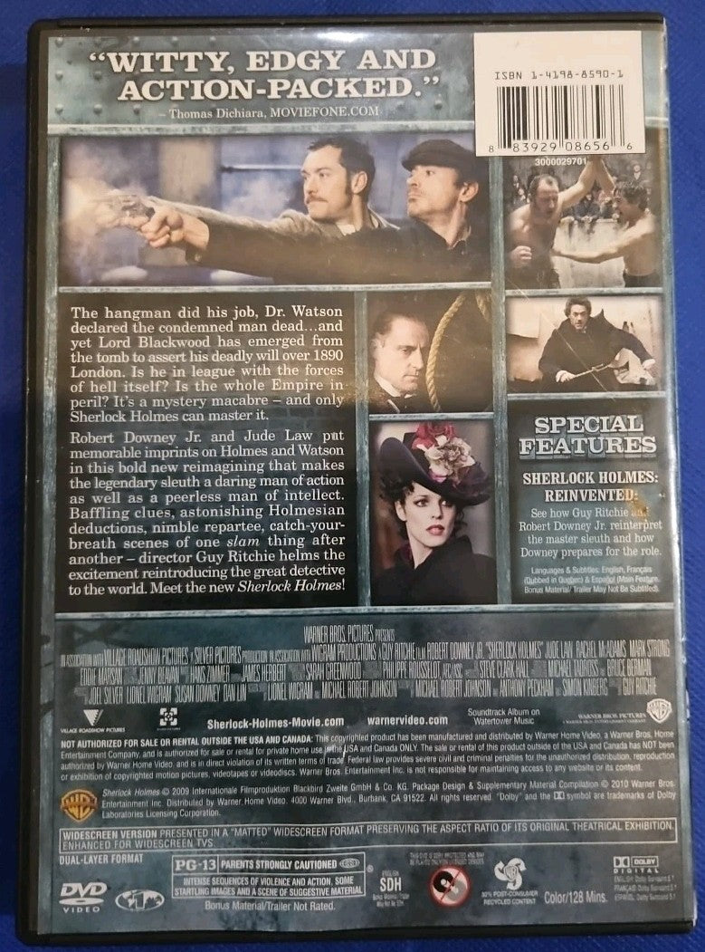 Sherlock Holmes (DVD, 2009) Sealed
