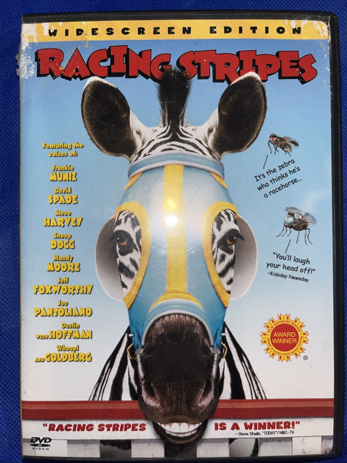 Racing Stripes (DVD, 2005) Tested. Artwork Wear