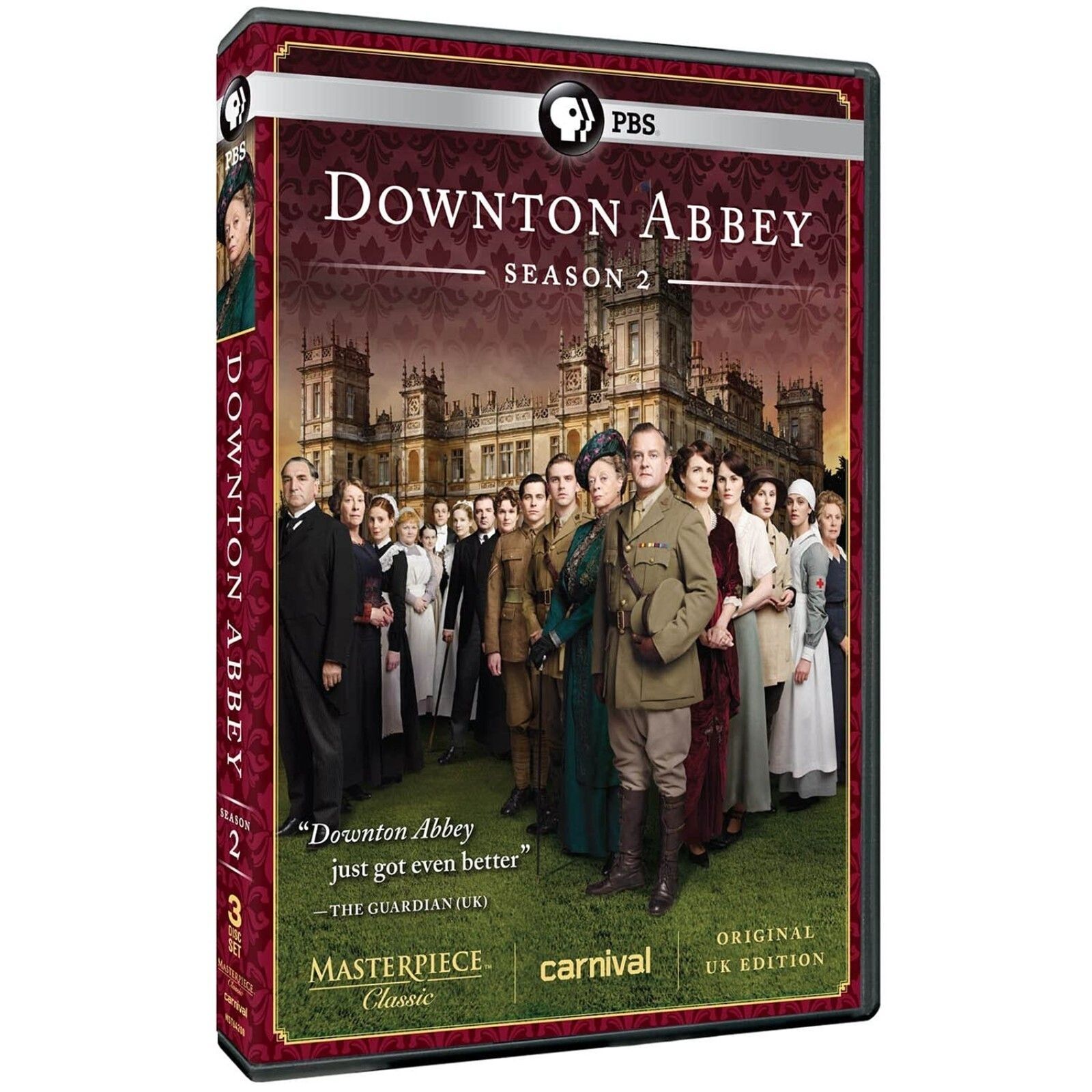 Downton Abbey: Season 2 (Masterpiece) (DVD) Brand New Sealed