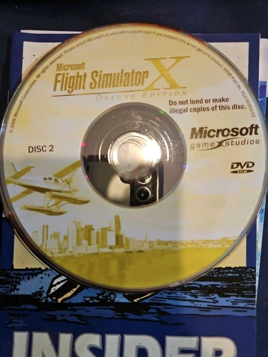 Microsoft Flight Simulator X Gold Edition (PC DVD ROM, 2008) Complete CD Key