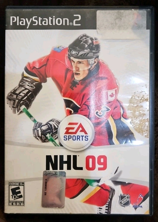 NHL 09 - Sony PlayStation 2. No Game. Artwork + Case Only