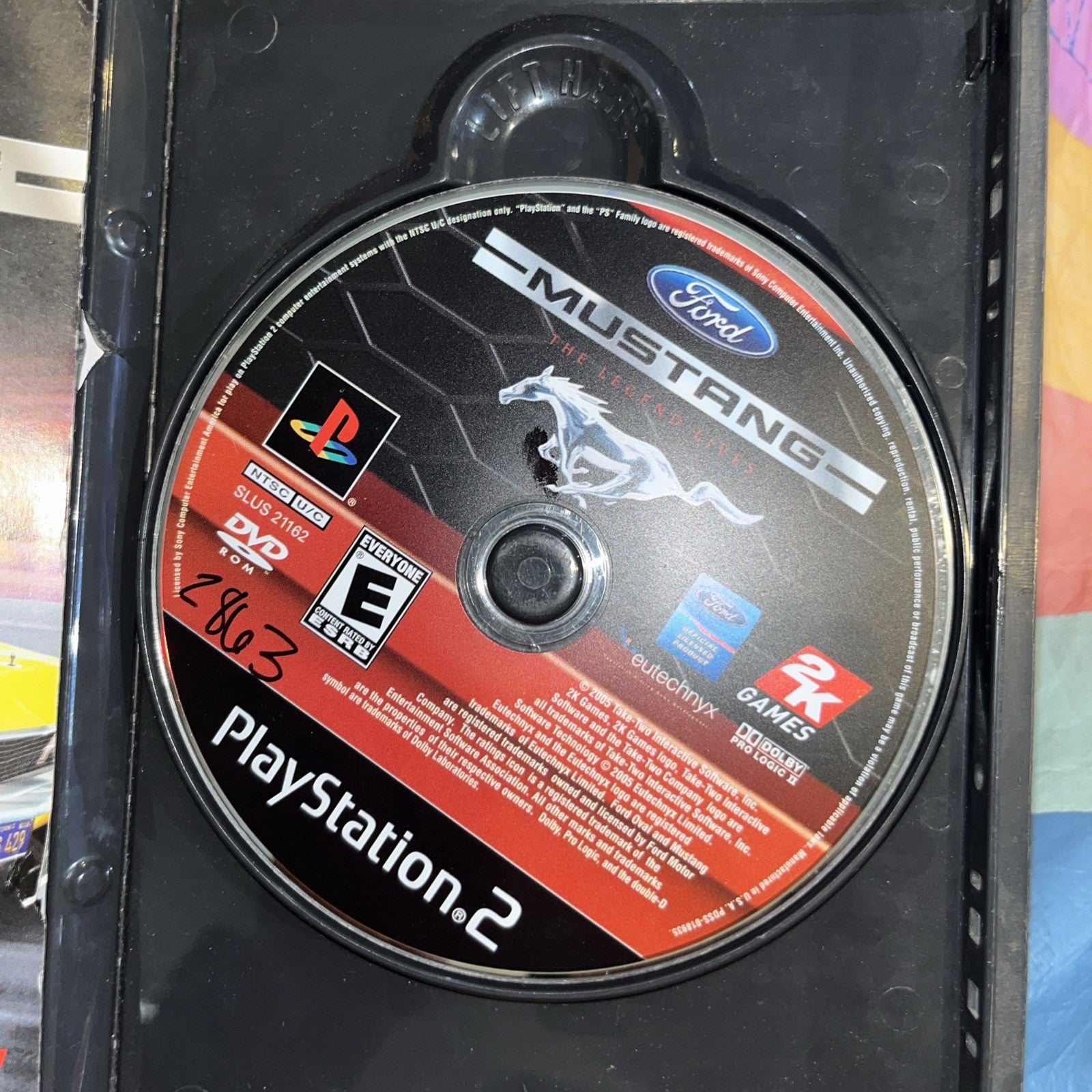 Ford Mustang: The Legend Lives (PS2) Tested. Manual. Rental Case