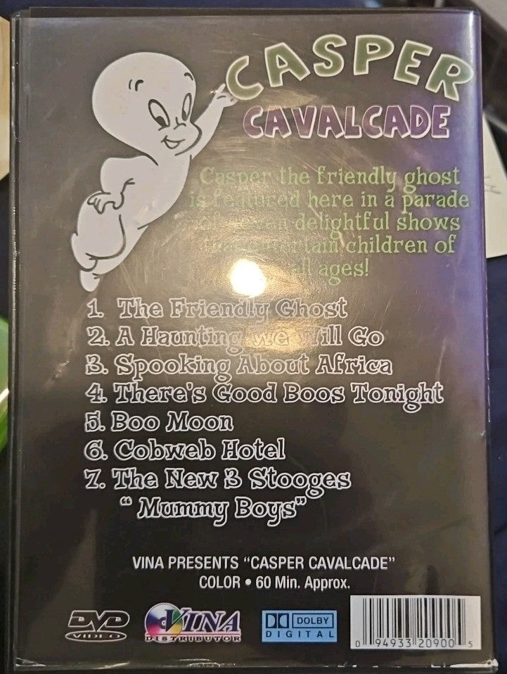 Casper Cavalcade (DVD, 2009) New Sealed
