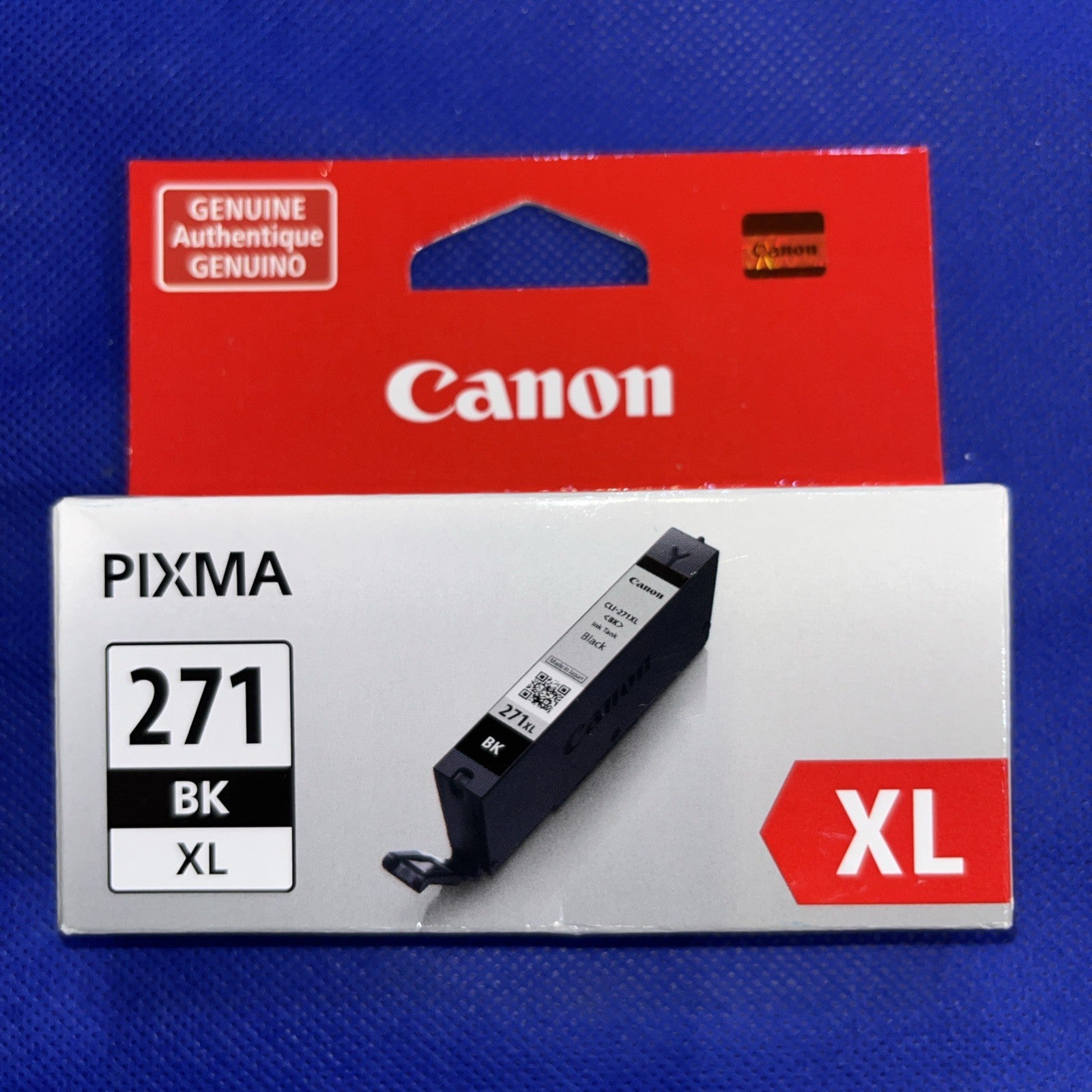 NEW GENUINE - CANON 271XL BLACK Ink Cartridge - CLI-271XL BK 0336C001 Sealed