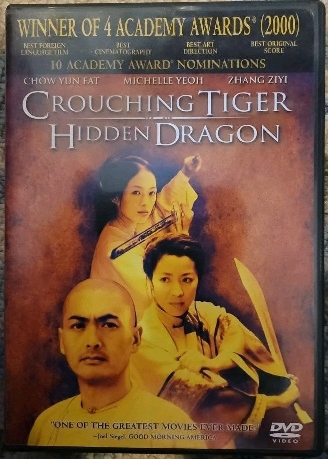 Crouching Tiger, Hidden Dragon (DVD, 2000) Sealed