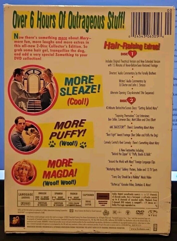 There's Something about Mary (DVD, 1998) Tested. 