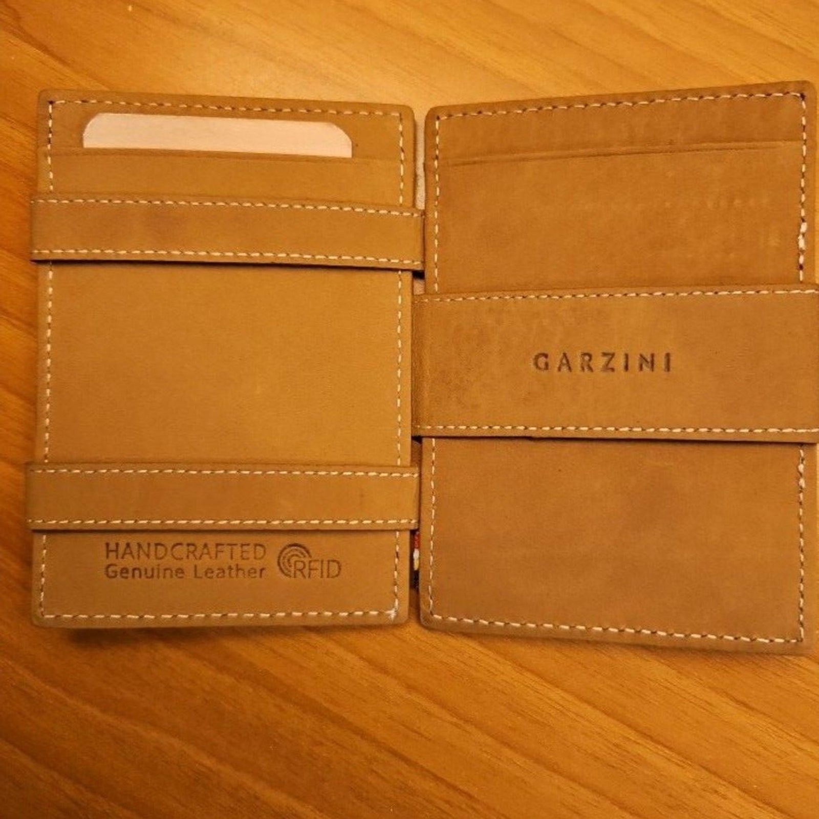 Garzini Genuine Leather RFID Isolated Wallet - NEW