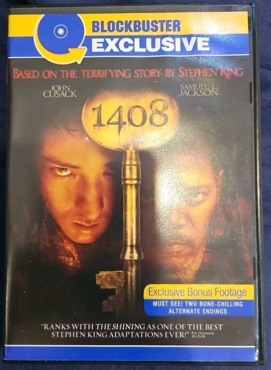 1408 (DVD) Rental. Tested