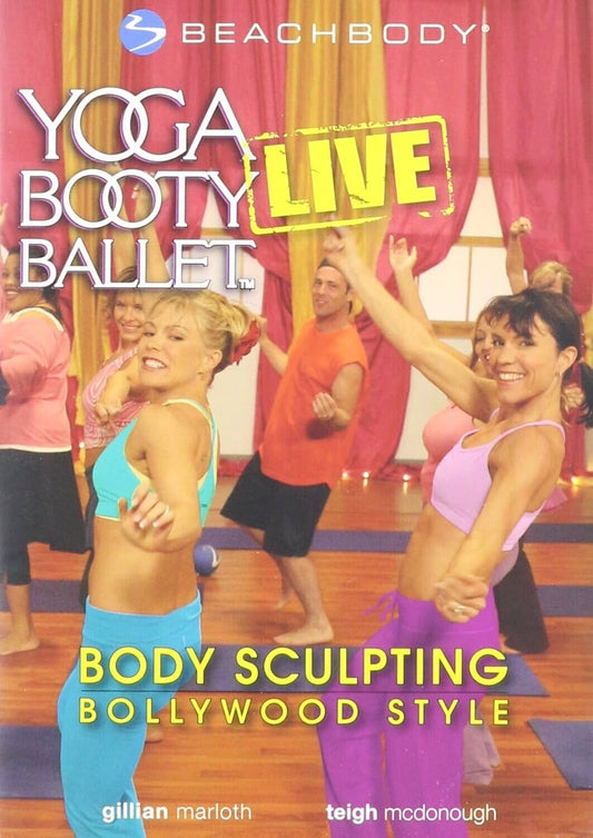 Yoga Booty Ballet Live Body Sculpting Bollywood Style DVDs