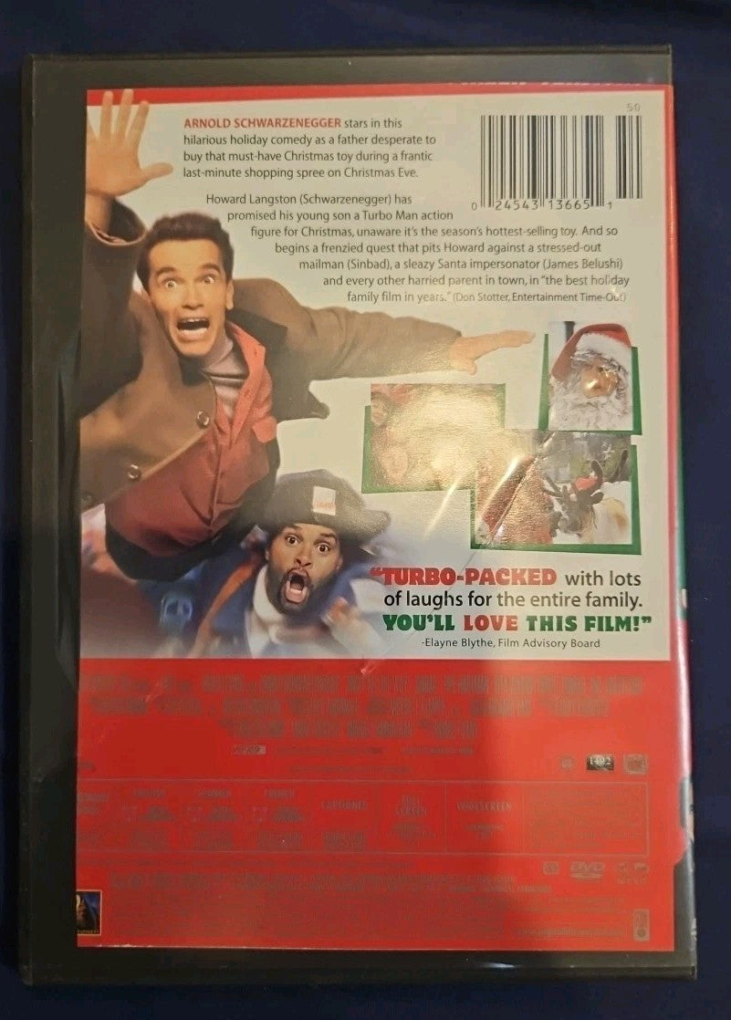 Jingle All the Way (DVD, 1996) Artwork Cropped. Slimcase. Tested