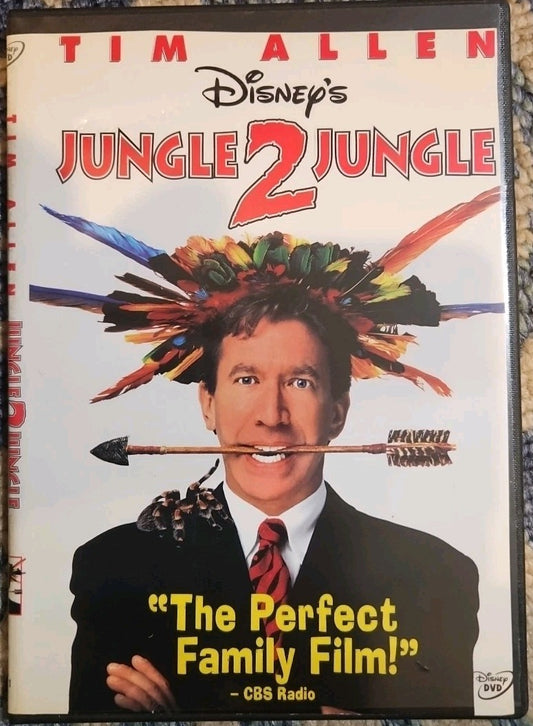 Jungle 2 Jungle (DVD, 1997) Tested. Slim Case. Cropped Artwork