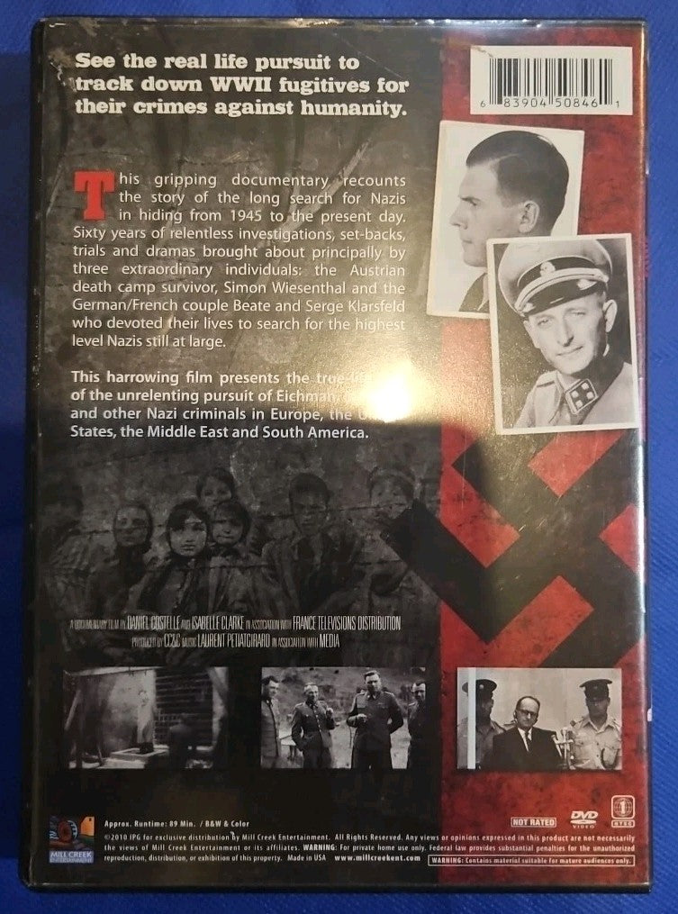 Nazi Hunters: Real Story (DVD) Part 1 &2. Tested