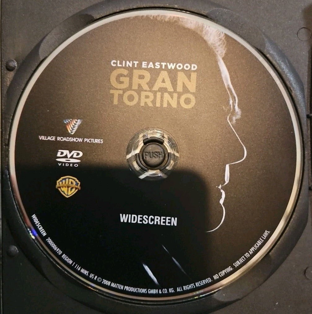 Gran Torino (DVD, 2008) Slimcase. Artwork Cropped. Tested