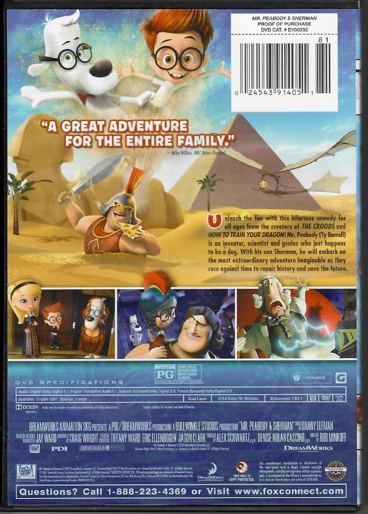 Mr. Peabody & Sherman (DVD)