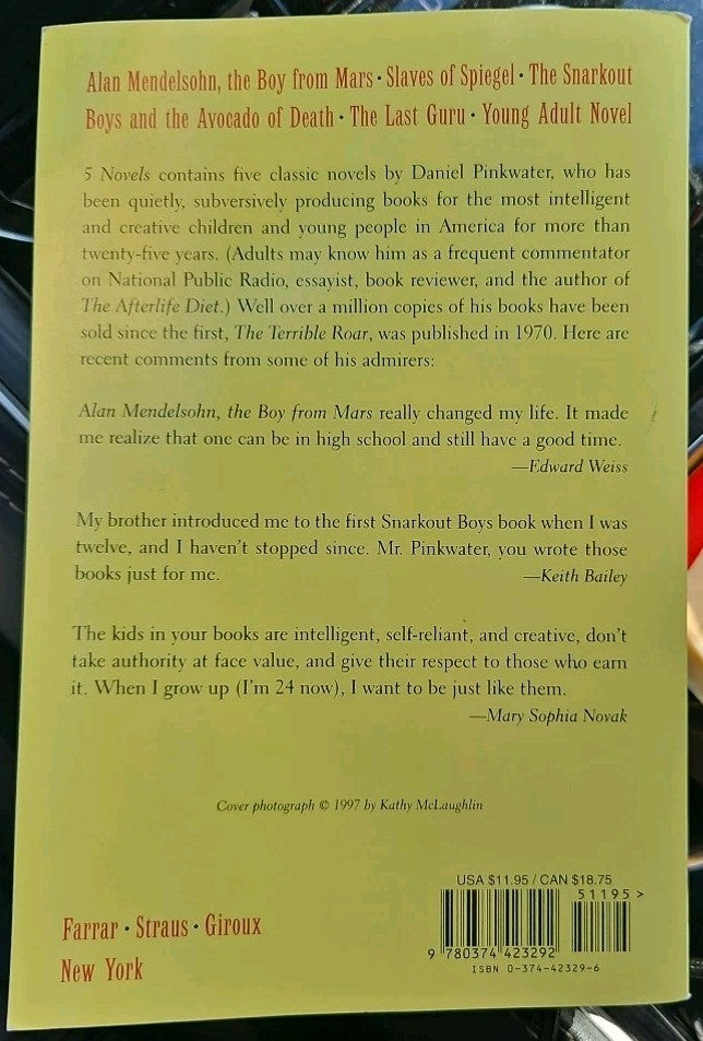 5 Novels by Daniel M. Pinkwater (1997, Trade Paperback)