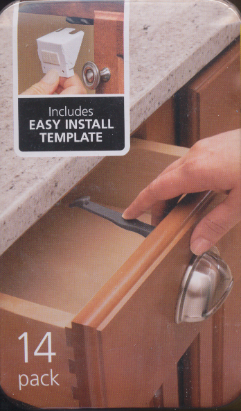 Safety 1st Cabinet & Drawer Latches (Qty=14) HS204 Brand New