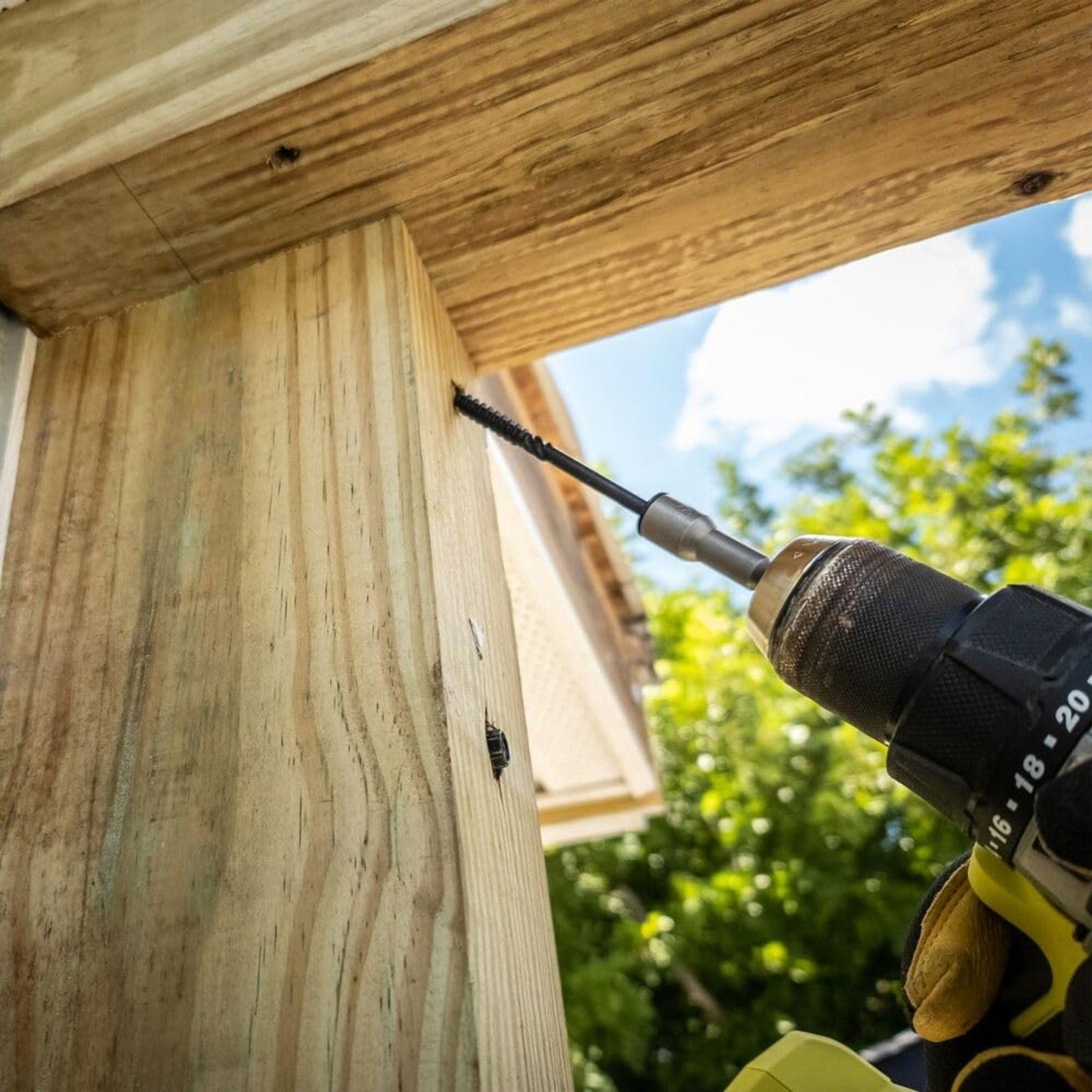 5/16" Diameter Grip Rite 6" Structural Screws with3/8" Installation Head