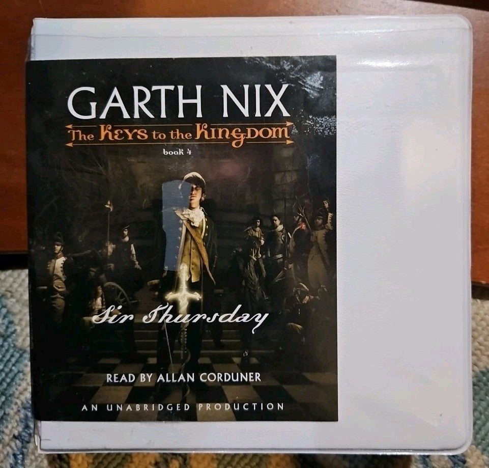  Sir Thursday by Garth Nix (2010 7-CD Audiobook) Tested. No Scratches.