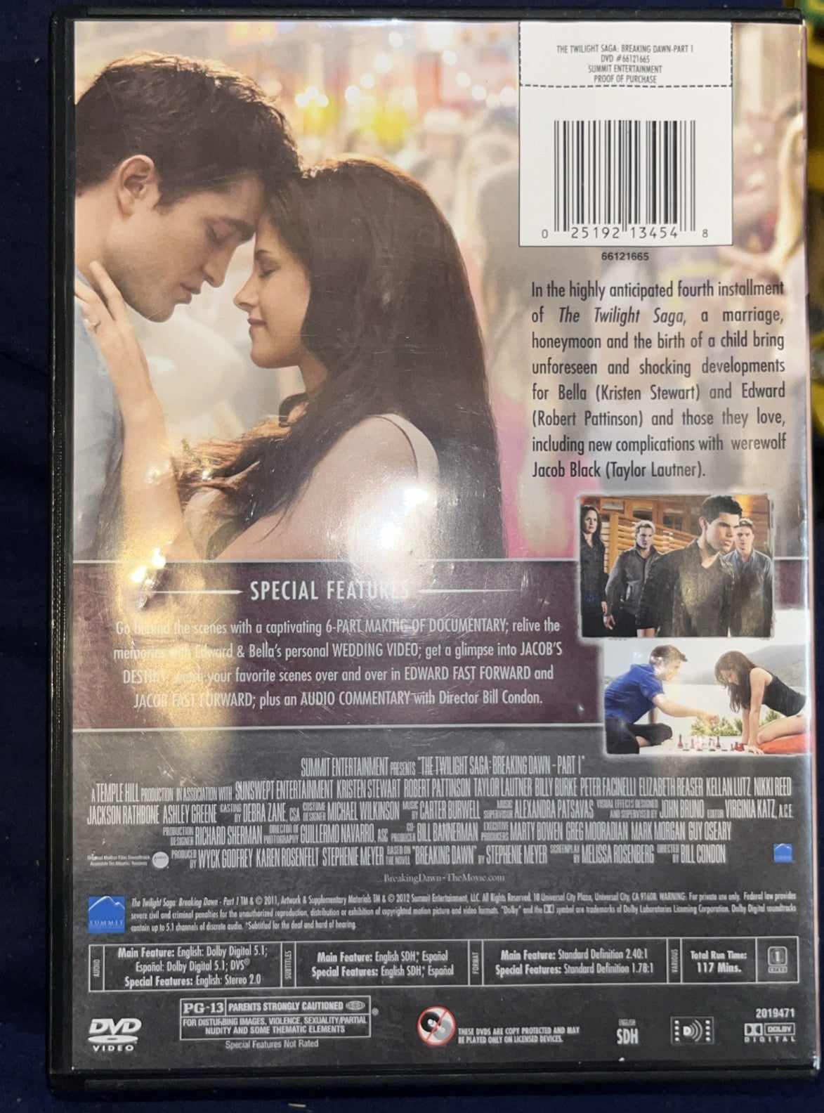 The Twilight Saga: Complete 5-Movie Collection (DVD) All 5 Movies Individually