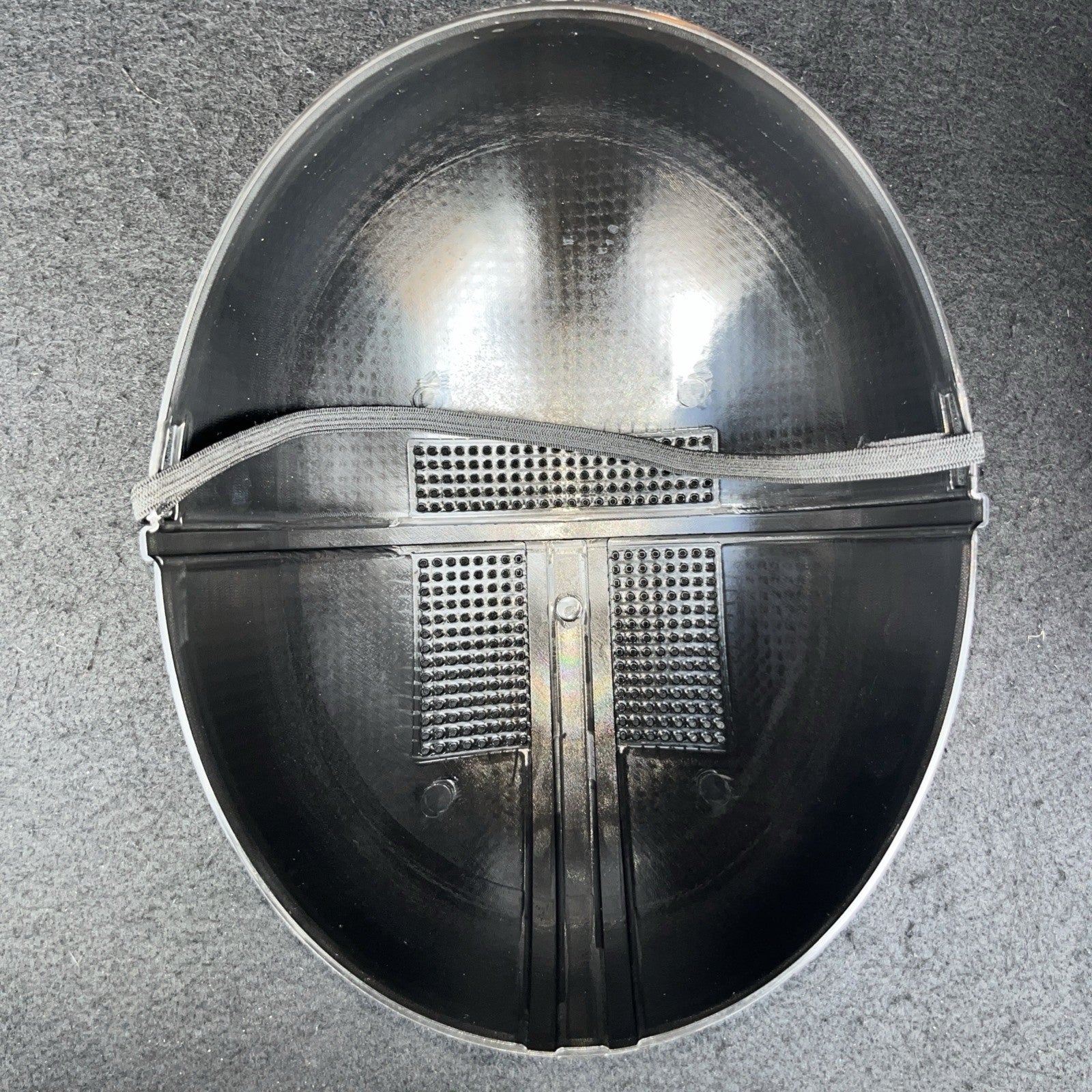 Black Squid Game Inspired Circle Plastic Costume Mask for Adults Teens | Manager