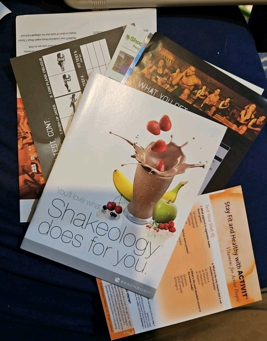 BeachBody: Insanity (DVD, 16 Disc Set) Tested. No Scratches. Original Box