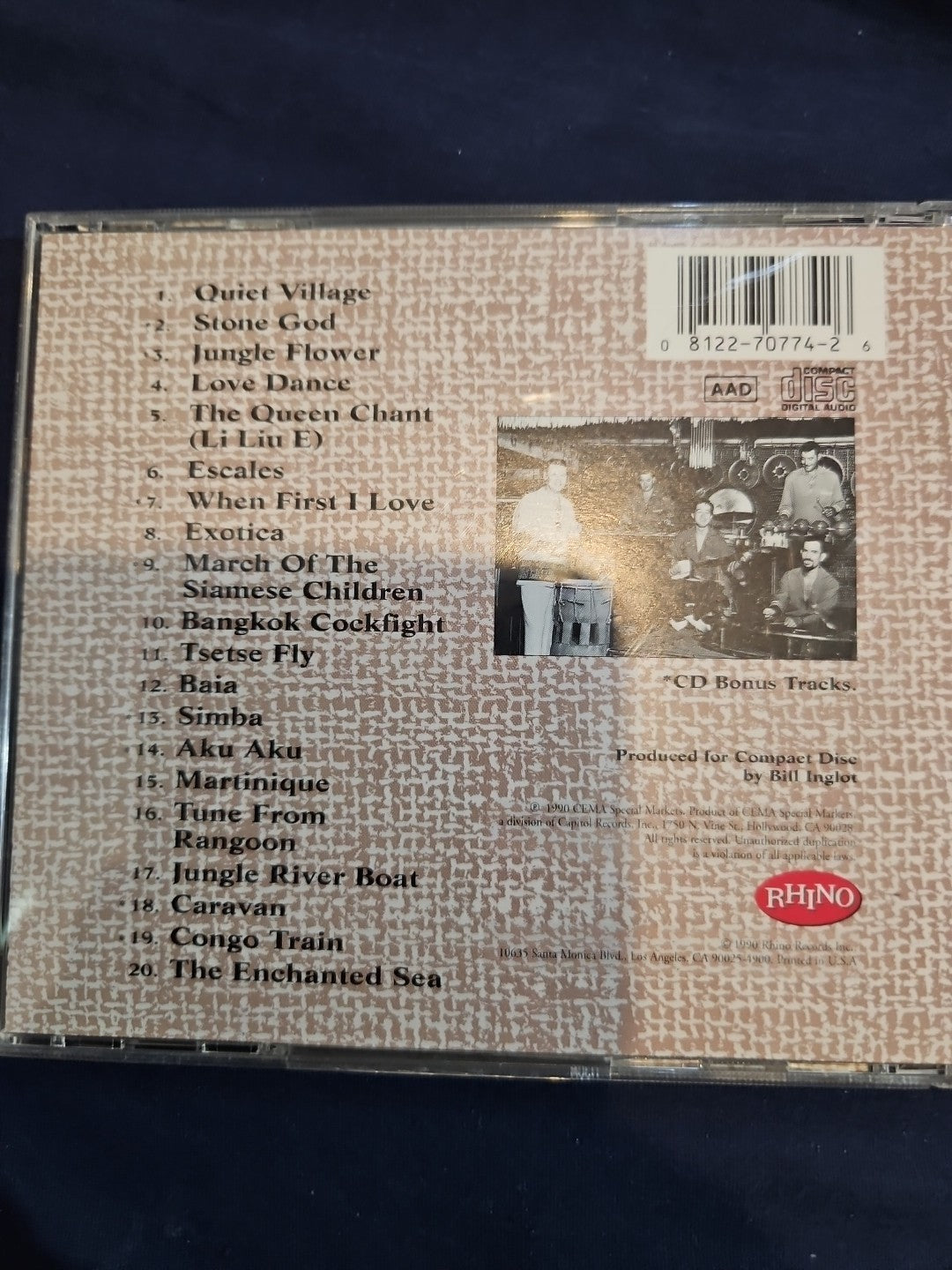 Exotica: The Best of Martin Denny by Martin Denny (CD, Nov-1990, Rhino (Label))