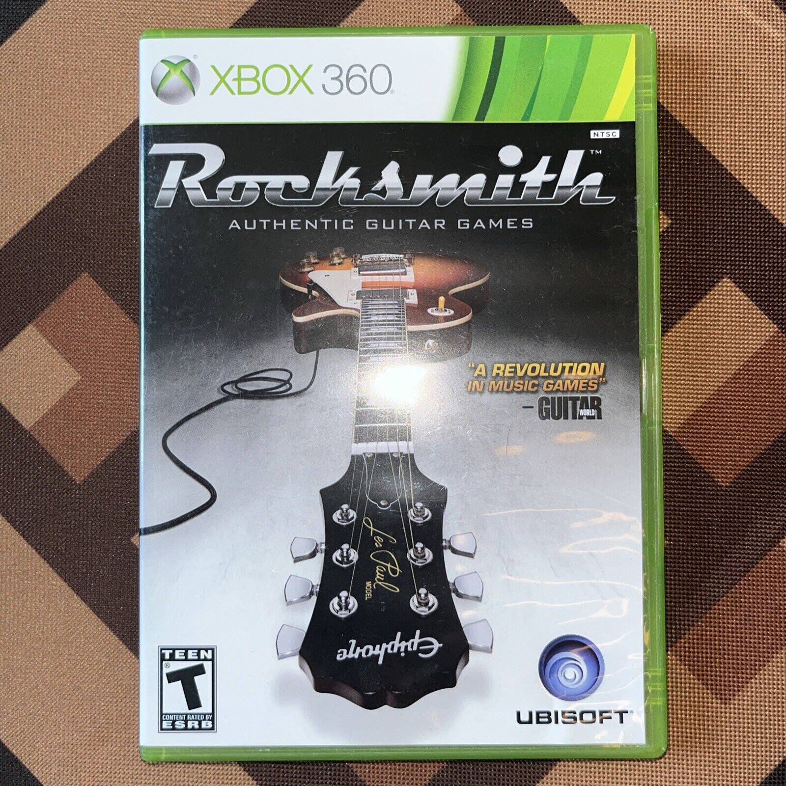 Rocksmith (Microsoft Xbox 360, 2011) CIB. With sticker sheet. manual. New case