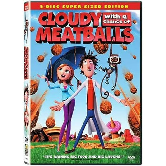 Cloudy with a Chance of Meatballs (DVD) Brand New