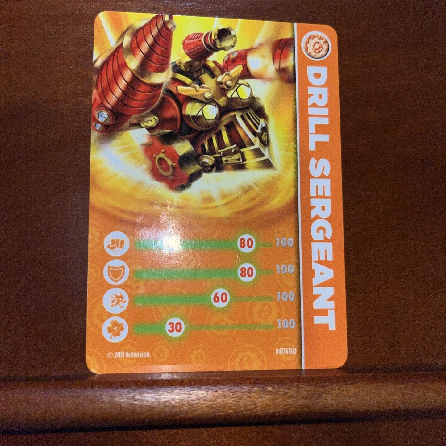 Skylanders Drill Sergeant With Stickers And Cards ￼