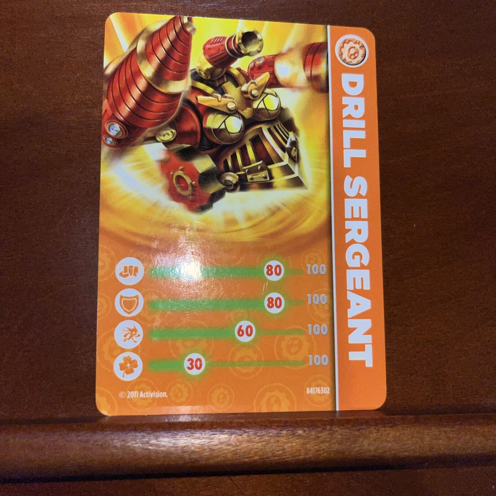 Skylanders Drill Sergeant With Stickers And Cards ￼