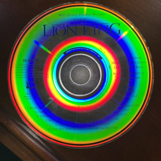 The Lion King [Original Motion Picture Soundtrack] Disk Only