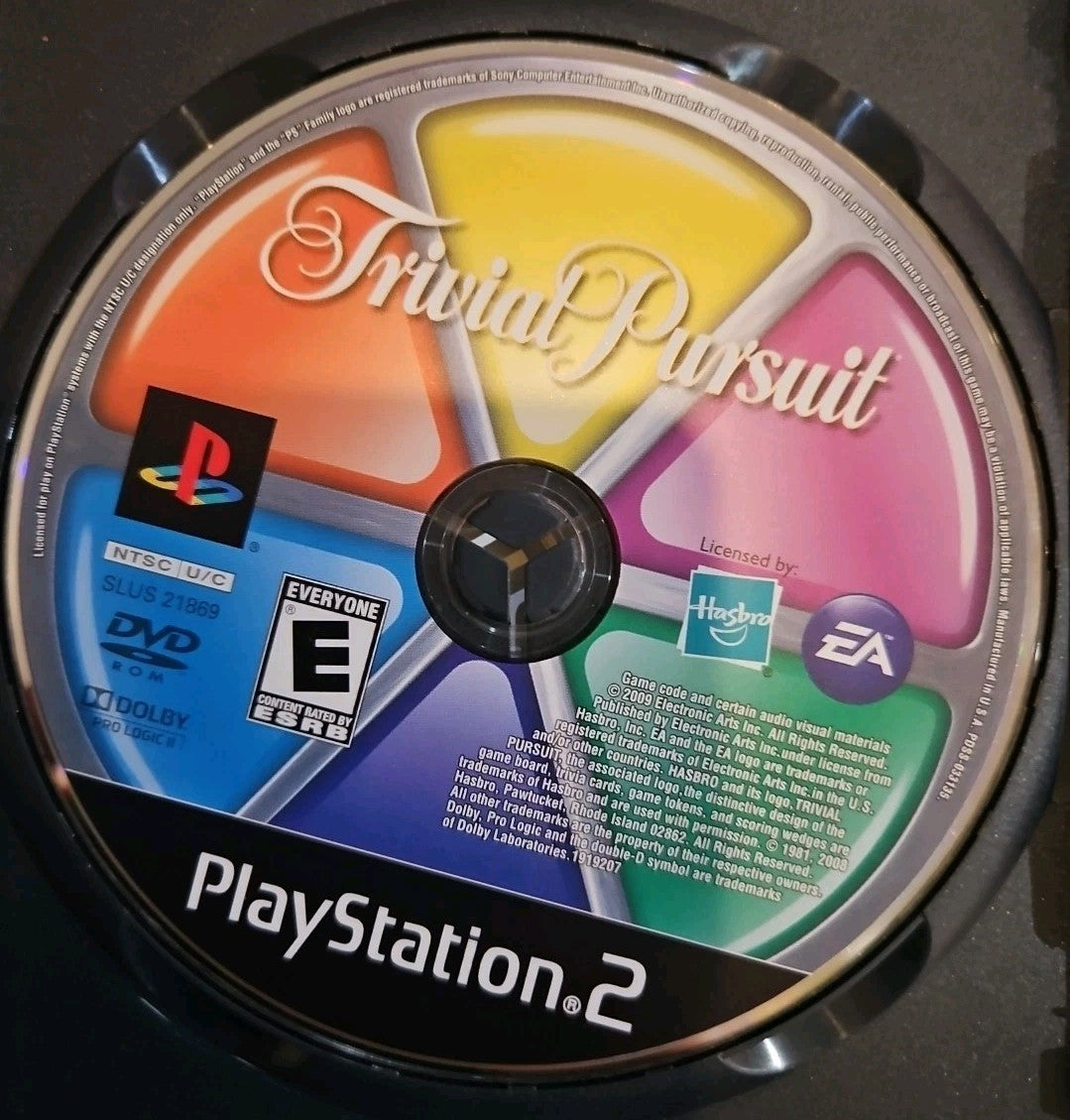 Trivial Pursuit (PS2) Mint. Tested. w/Manual