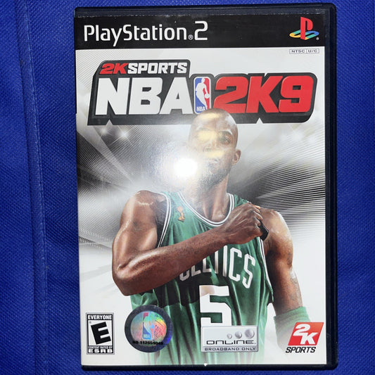 NBA 2K9 (PS2) Original Case + Manual + Tested Disc