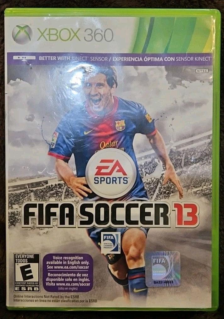 Fifa Soccer 13 (Xbox 360) Case + Artwork.  No Game