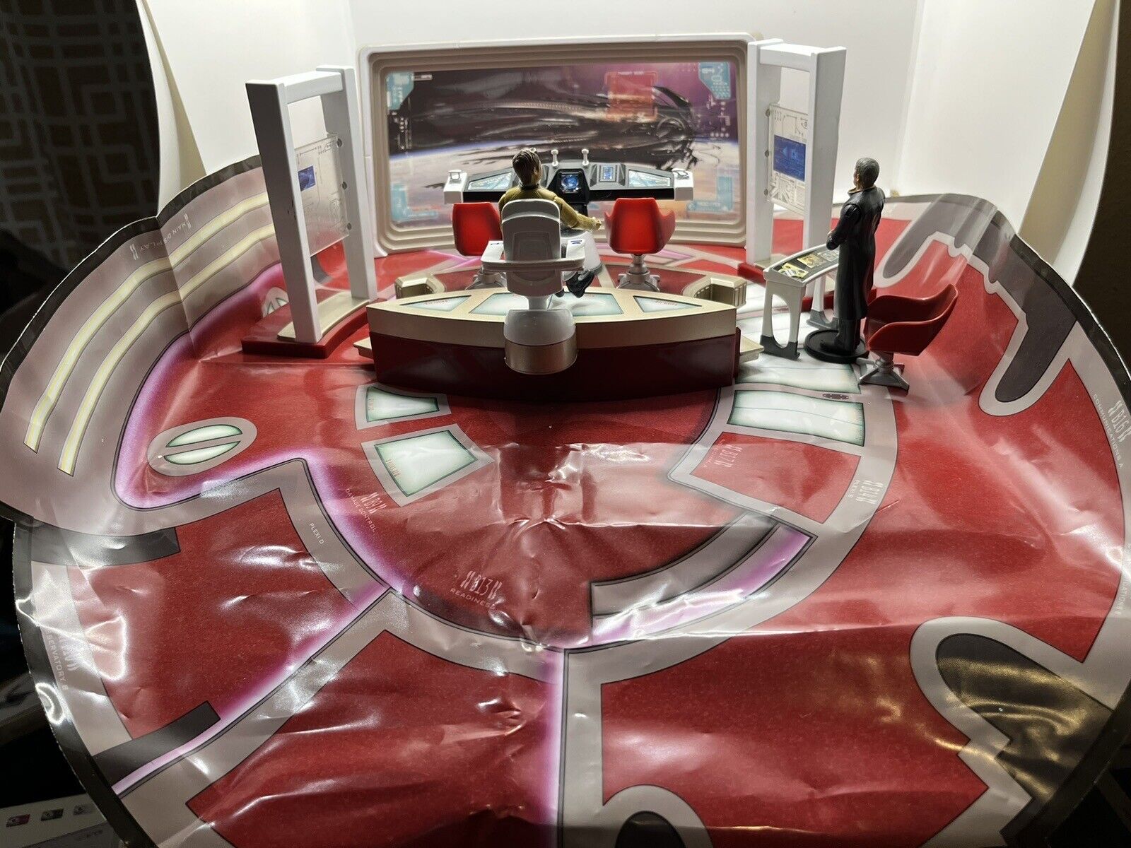 Star Trek USS Enterprise Bridge Playset with Captain Kirk & Old Spock Figure