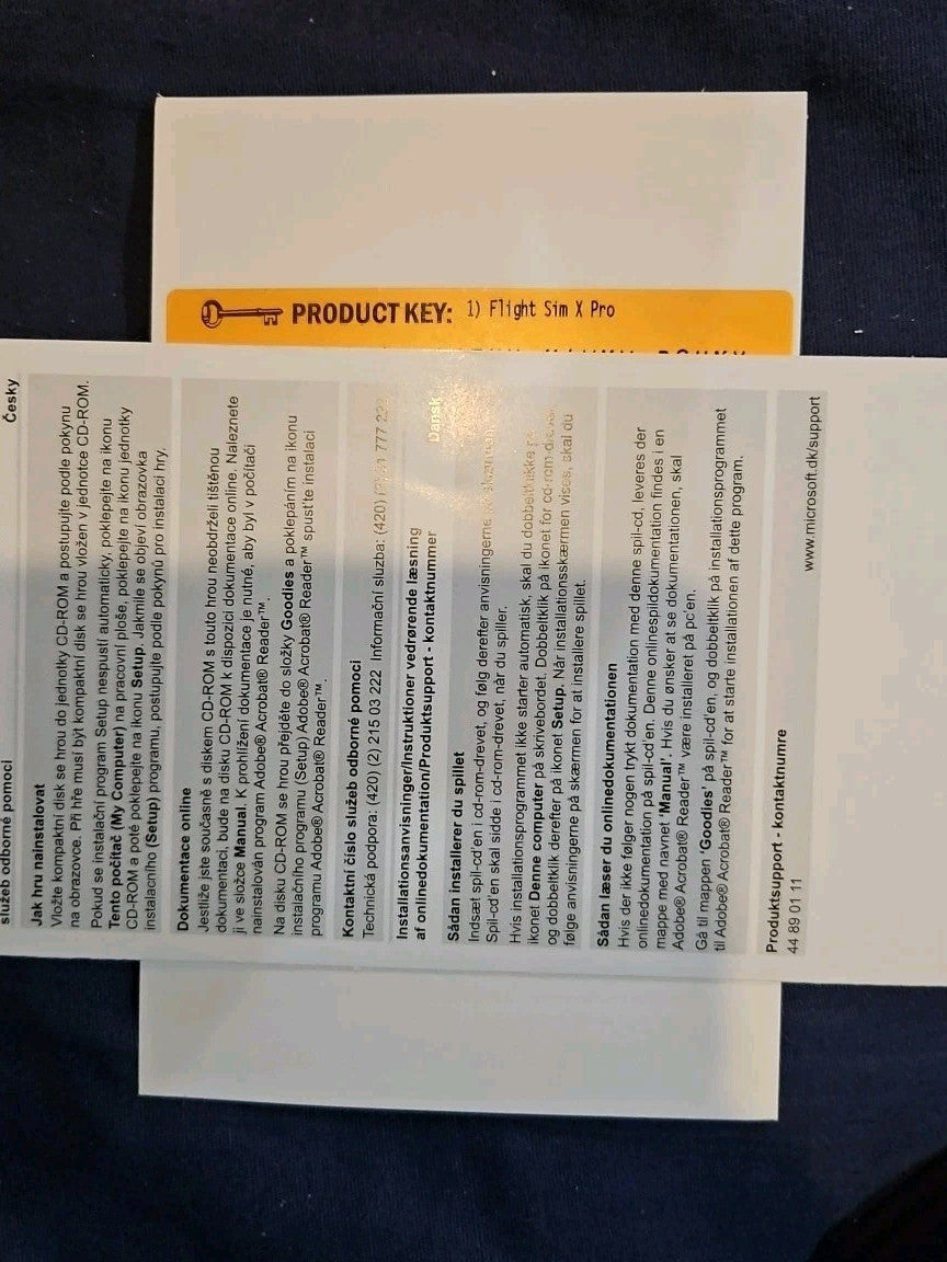 Microsoft Flight Simulator X Gold Edition (PC DVD ROM, 2008) Complete CD Key