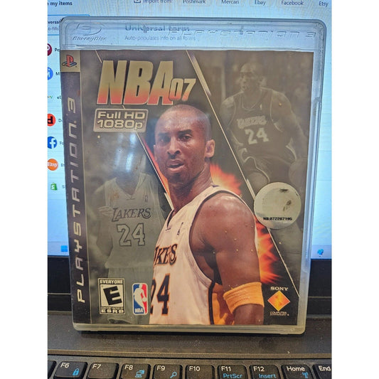 NBA 07 (PS3) Manual and Cover have moisture damage. Tested. No scratches.