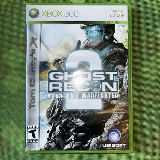 Tom Clancy's Ghost Recon: Advanced Warfighter 2 (Xbox 360)CIB Manual New Case