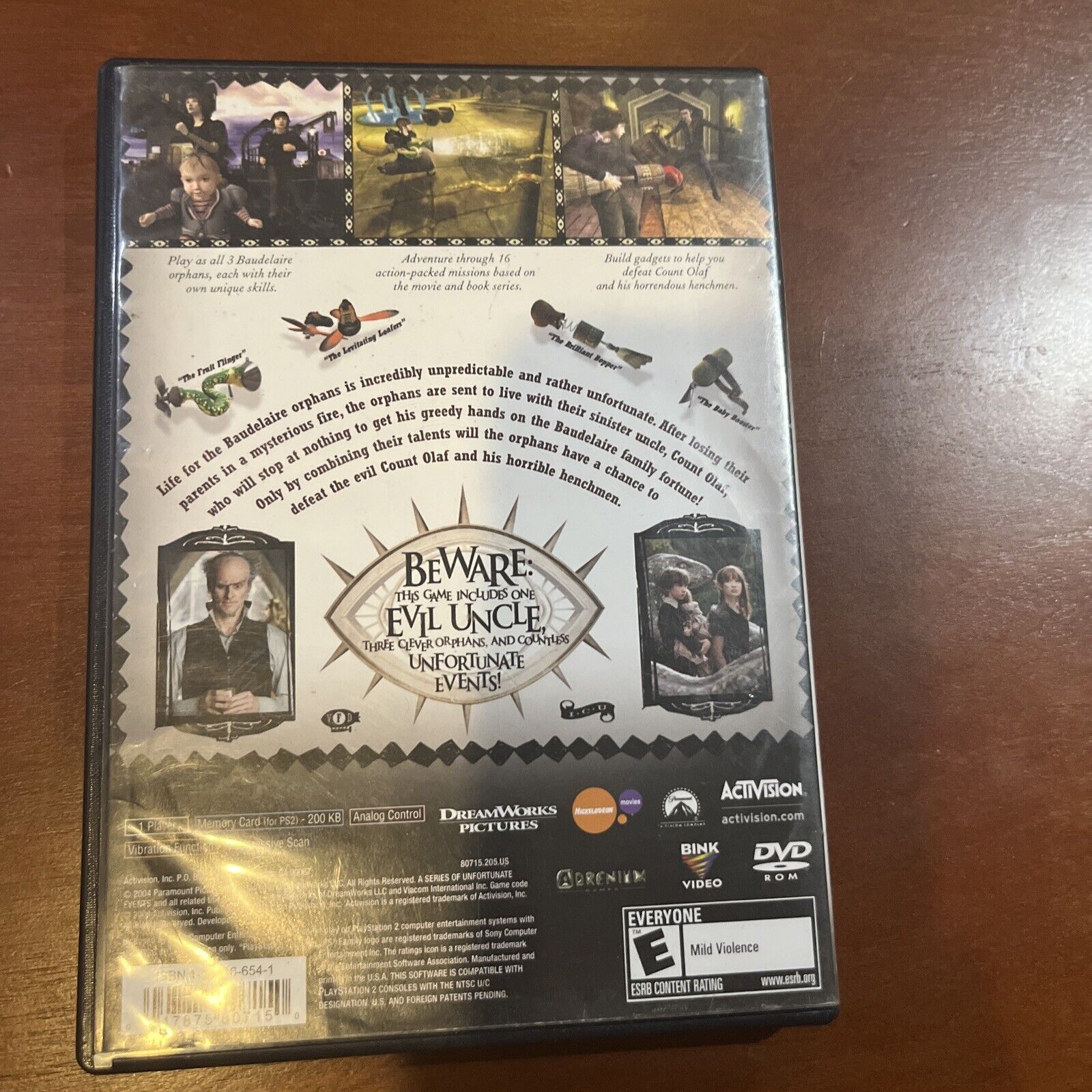 Lemony Snicket's A Series of Unfortunate Events (PS2) Tested, New Case