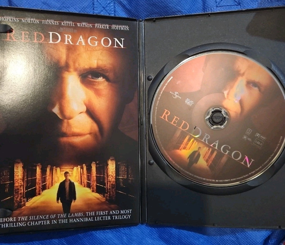 Red Dragon (DVD, 2002) Slimcase. Artwork Cropped. Tested.