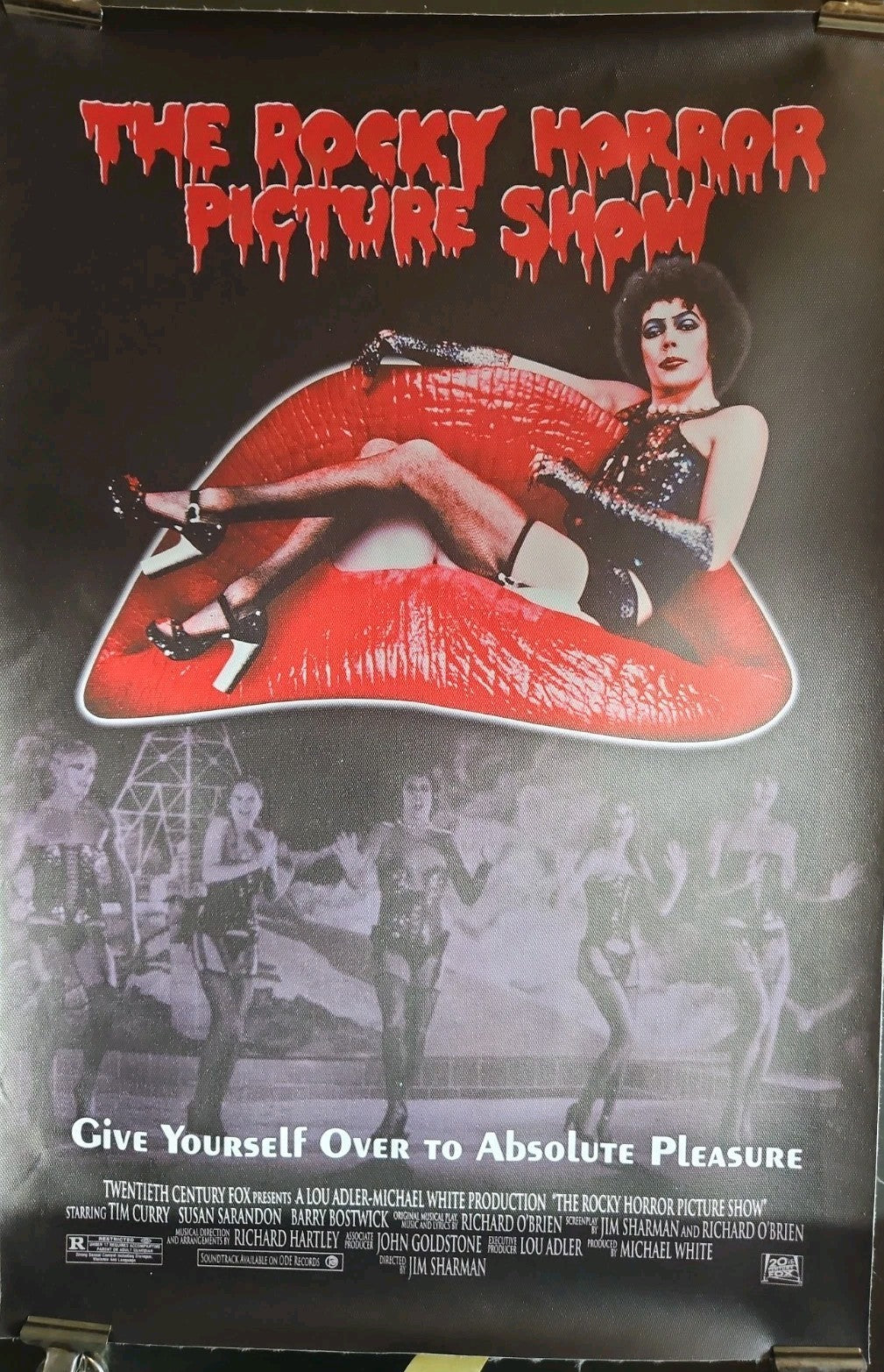 Rocky Horror Picture Show Canvas Poster Cult Movie Tim Curry 11.75x17.5