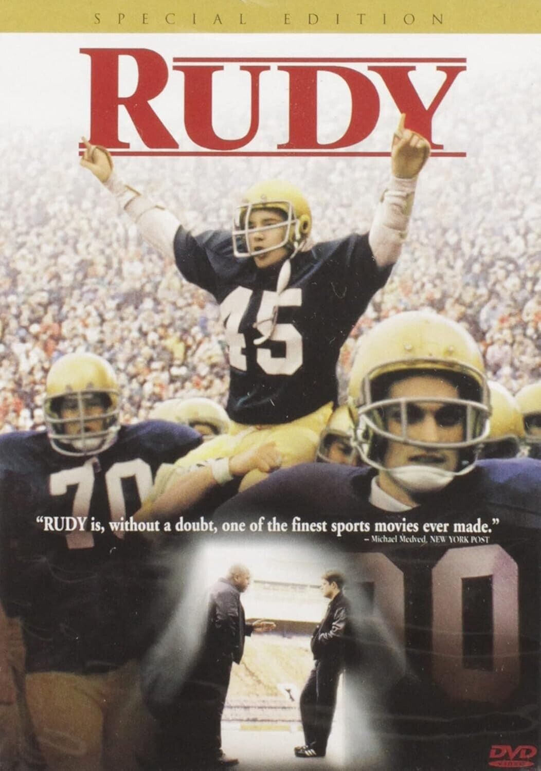 Rudy (DVD, 2000, Special Edition) BRAND NEW