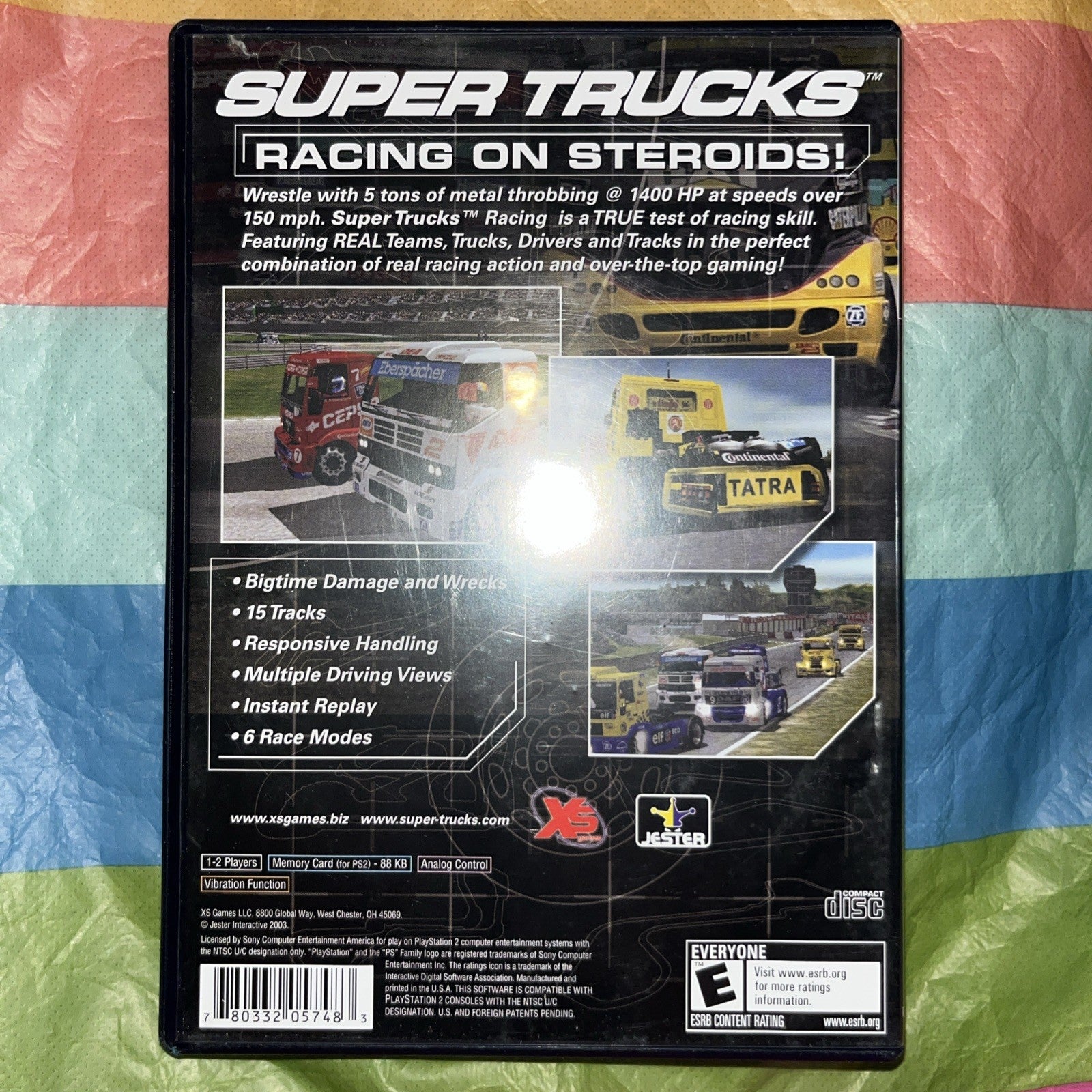 Super Trucks Racing (PS2) Tested. Manual. Original Case