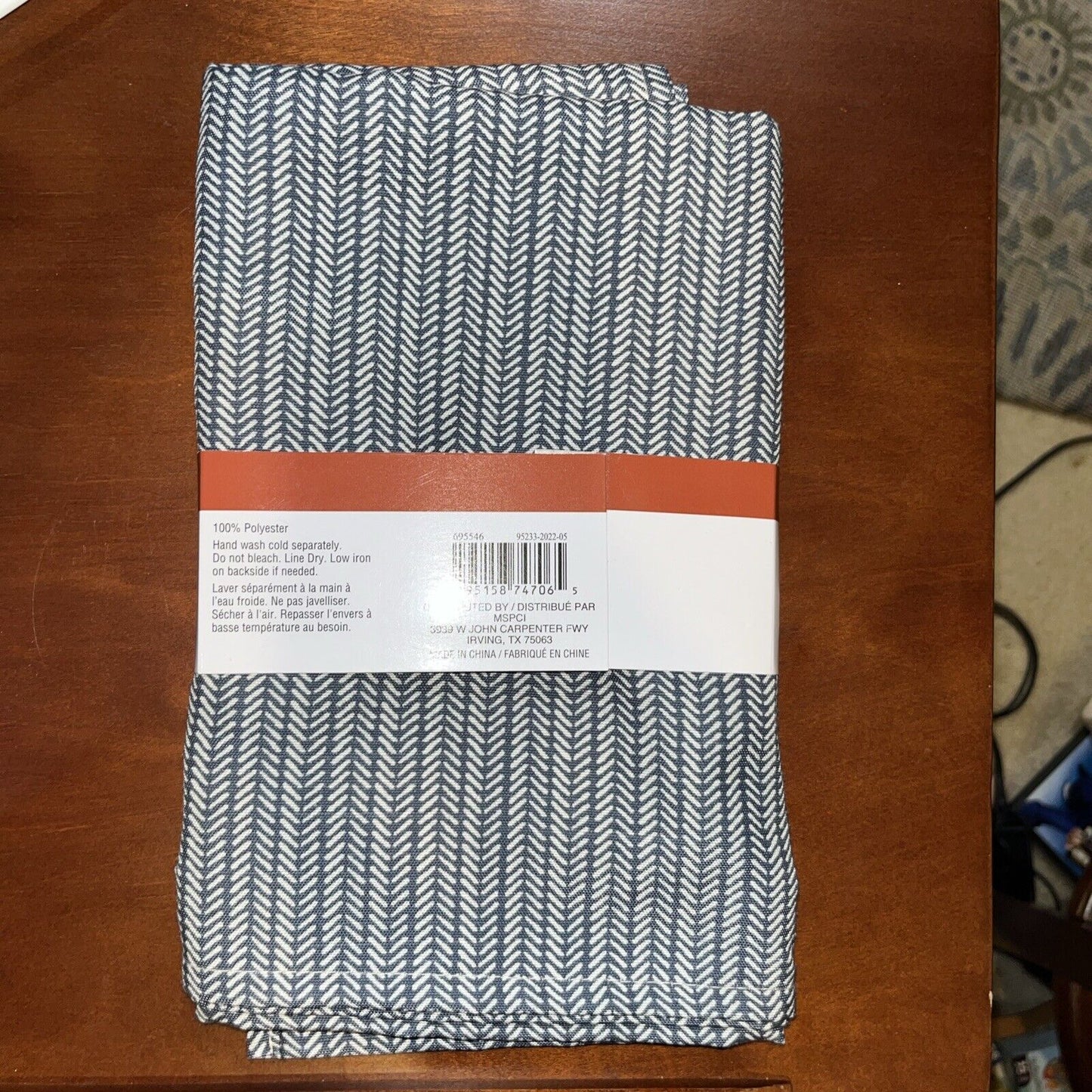 Thanksgiving  Cloth Napkins Herringbone Thanksgiving Fall Farmhouse 4pcs