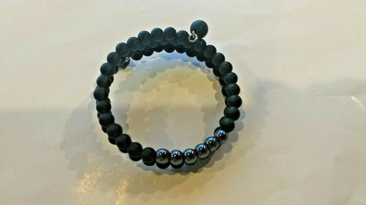 Valijina 2pcs Coil Bracelet Large and Small Beaded - Brand New